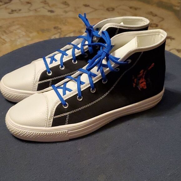 Novelty converse slipper shoes featuring wasting light, foo fighters - Picture 2 of 6